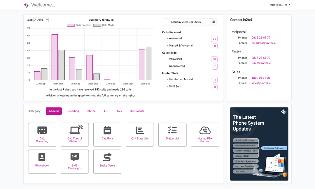in2tel Customer Project Preview